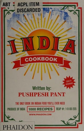 India cookbook