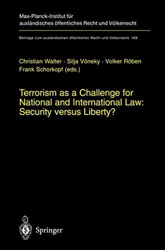 Terrorism as a challenge for national and international law