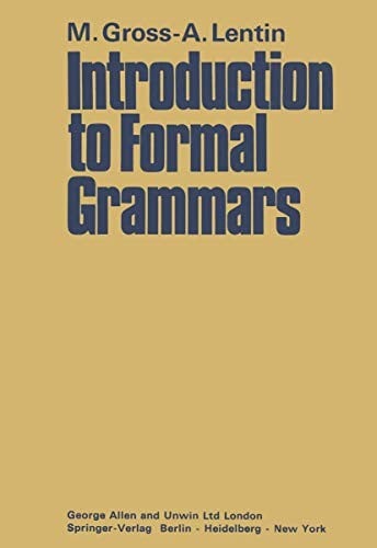 Introduction to formal grammars