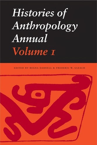 Histories of anthropology annual