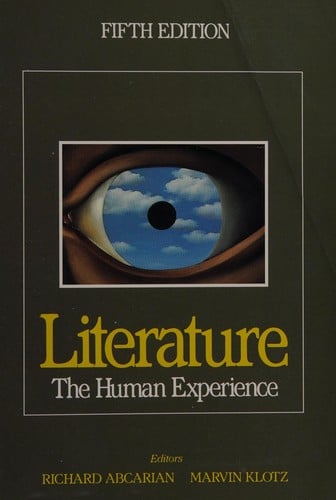 Literature, the human experience. Fifth Edition