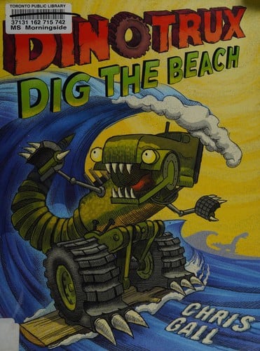 Dinotrux dig the beach