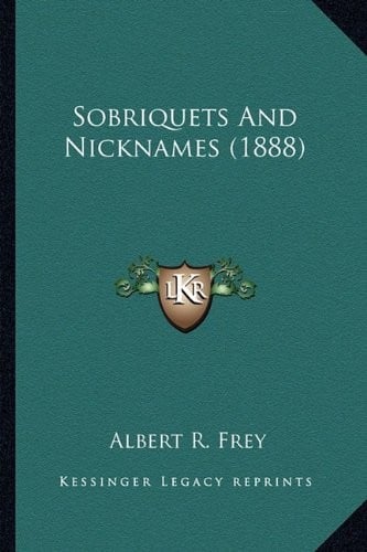 Sobriquets and nicknames