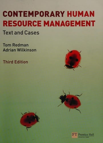 Contemporary human resource management
