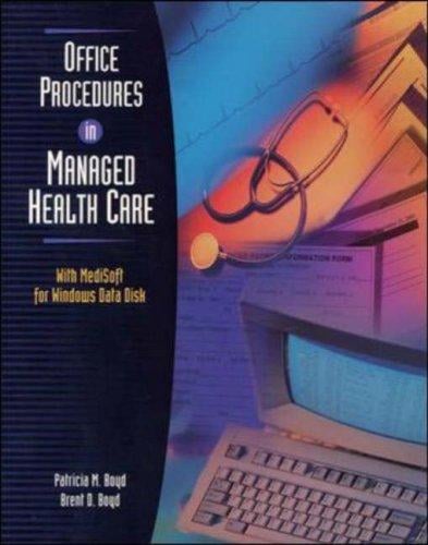 Office procedures in managed health care