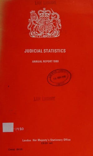 Judicial statistics, England, Wales and Northern Ireland