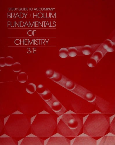 Study Guide to Accompany Fundamentals of Chemistry