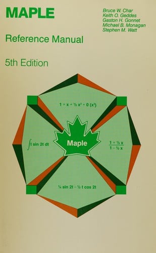 MAPLE reference manual