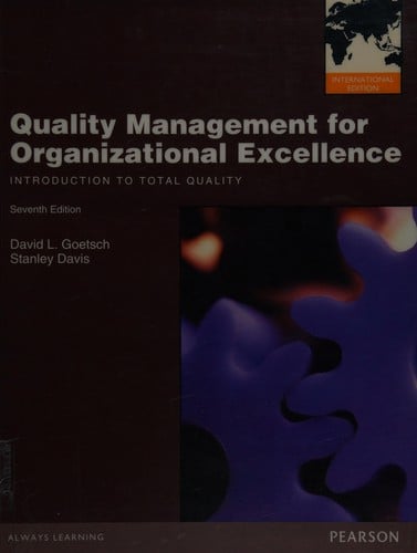 Quality management for organizational excellence