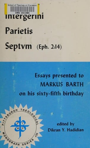 Intergerini parietis septum (Eph. 2:14)