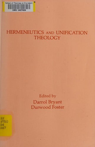 Hermeneutics and Unification theology