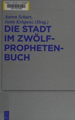 Die Stadt im Zwölfprophetenbuch
