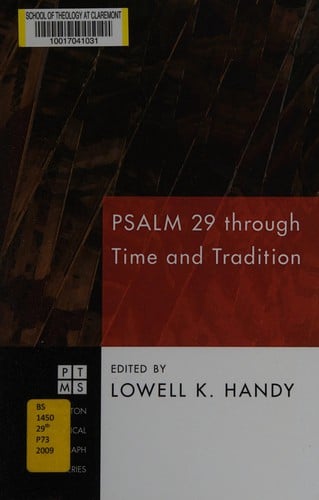 Psalm 29 through time and tradition