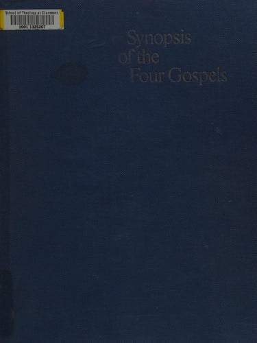 Synopsis of the four gospels