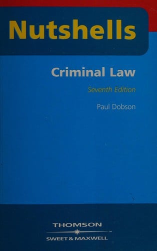 Criminal law in a nutshell
