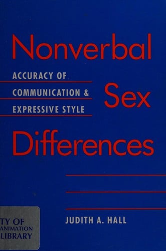 Nonverbal sex differences