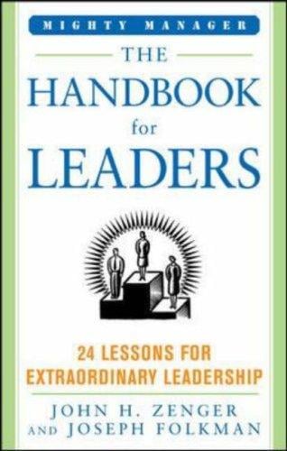 The handbook for leaders