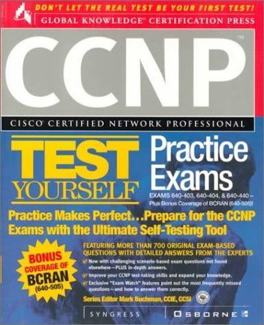 CCNP Cisco certified network professional test yourself practice exams