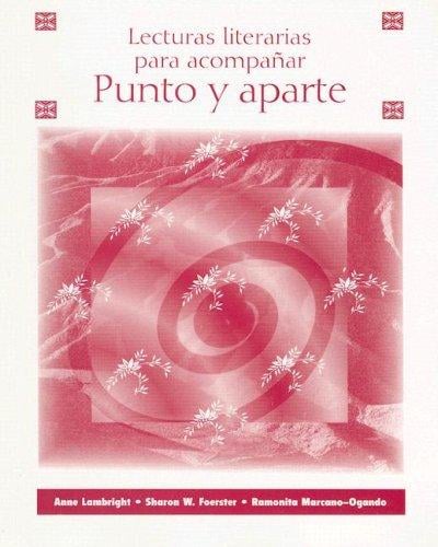 Lecturas literarias para acompanar Punto y aparte