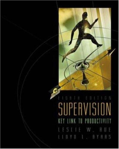 Supervision: Key Link to Productivity