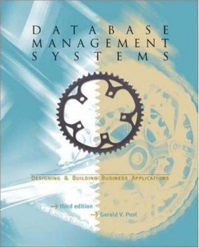 Database Management Systems-Designing & Building Business Applications