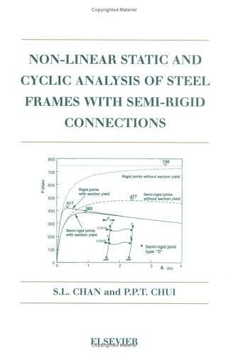 Non-linear static and cyclic analysis of steel frames with semi-rigid connections
