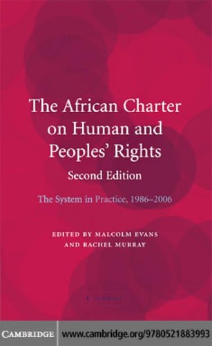 The African Charter on Human and Peoples' Rights