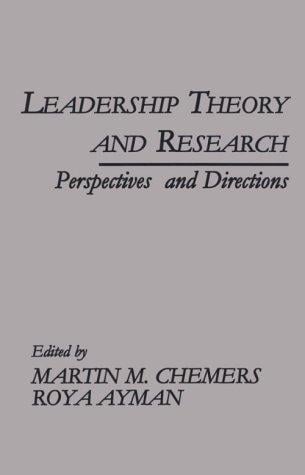Leadership theory and research