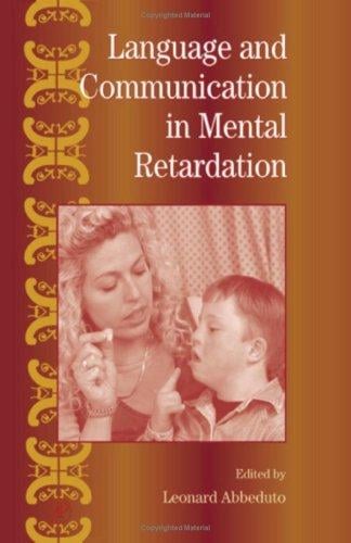 Language and communication in mental retardation