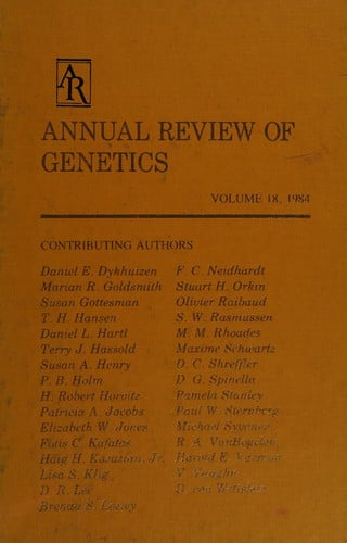 Annual review of genetics