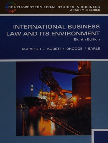 International business law and its environment