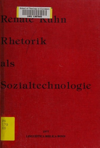 Rhetorik als Sozialtechnologie