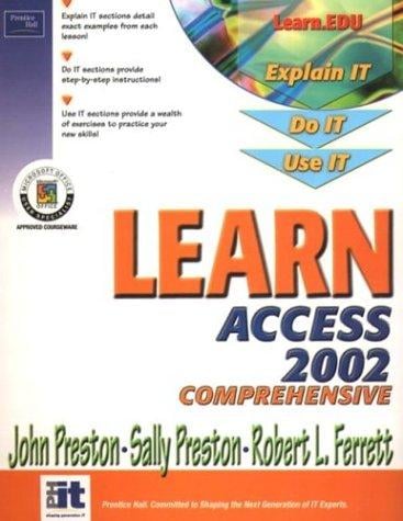 Learn Access 2002, comprehensive