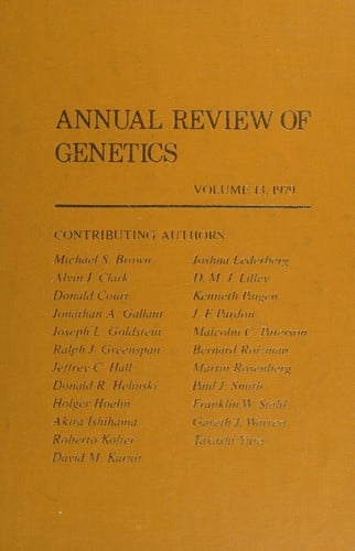 Annual review of genetics