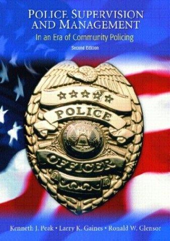 Police supervision and management