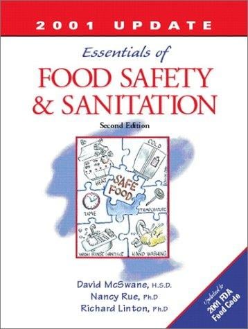 Essentials of food safety and sanitation