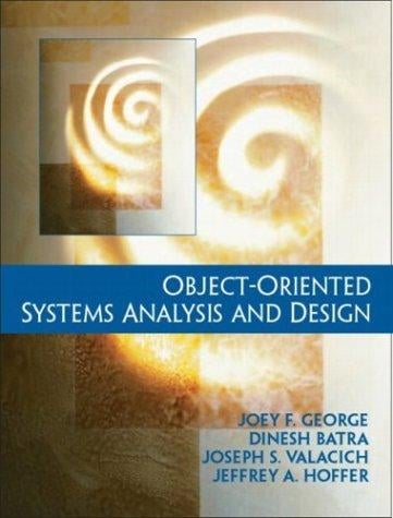 Object-oriented systems analysis and design