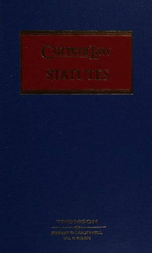 Current law statutes annotated