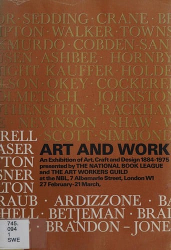 The art and work of the Art Workers Guild, 27th February to 21st March 1975