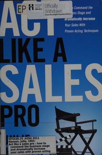 Act like a sales pro