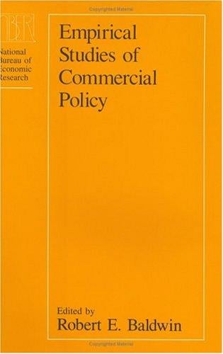 Empirical studies of commercial policy