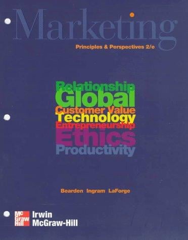 Marketing, Principles & Perspectives