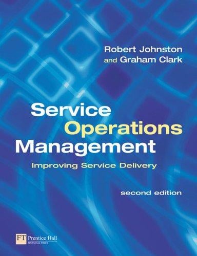 Service operations management