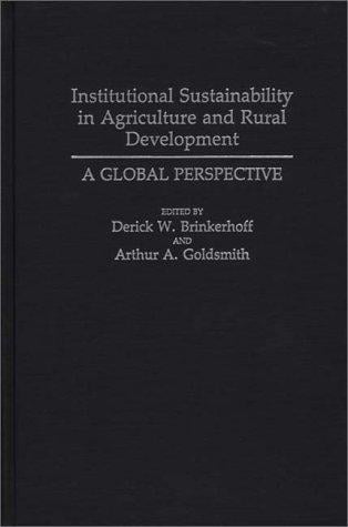 Institutional sustainability in agriculture and rural development