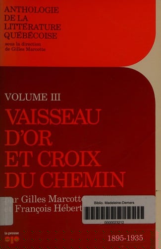 Anthologie de la littérature québécoise