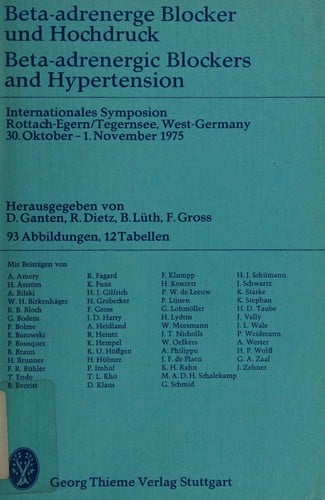 Beta-adrenerge Blocker und Hochdruck