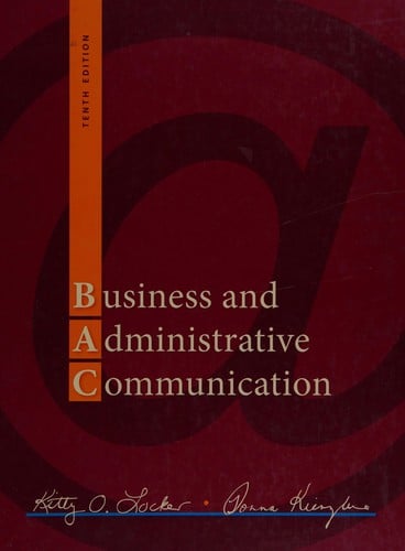 Business and administrative communication