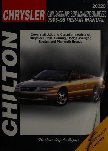 Chilton's Chrysler Cirrus/Stratus/Sebring/Avenger/Breeze 1995-98 repair manual