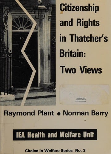 Citizenship and rights in Thatcher's Britain