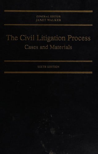 The Civil litigation process